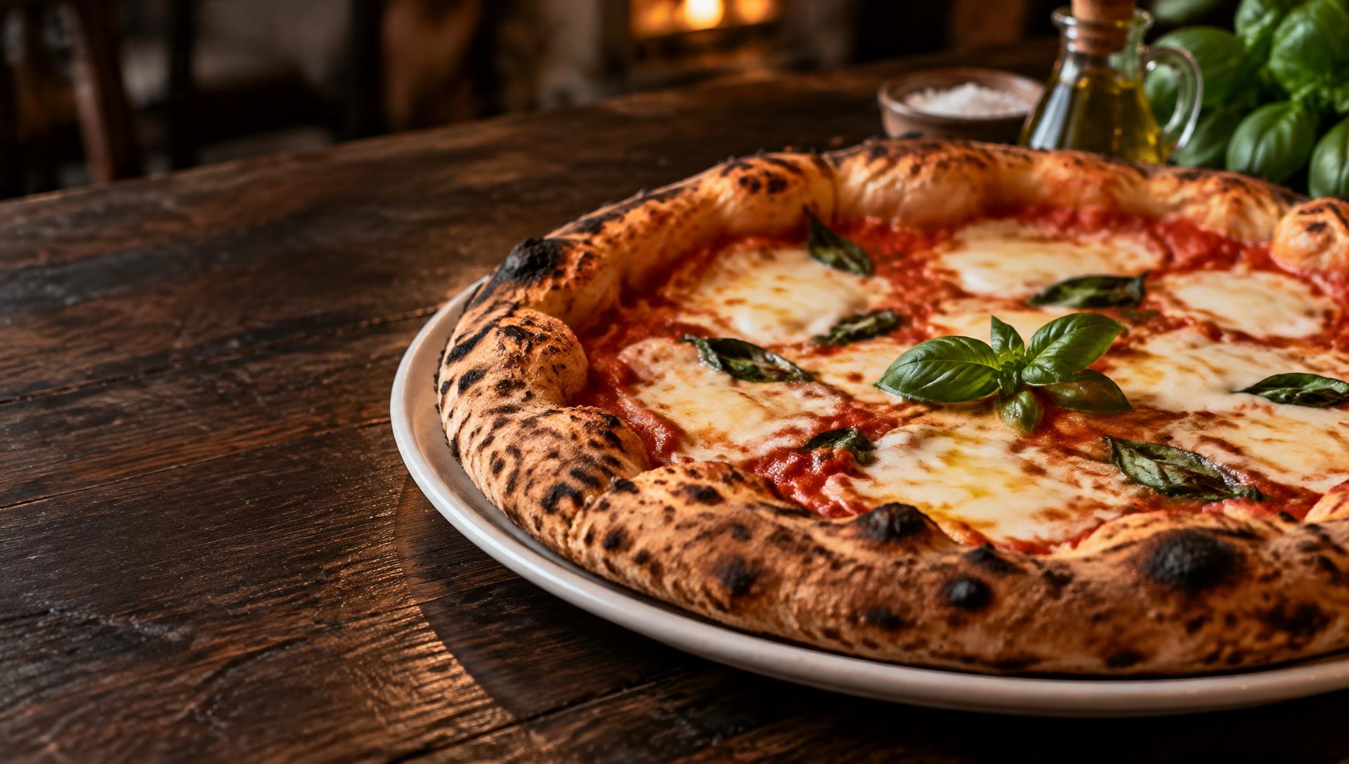 Pizza s hříbky a lanýžem